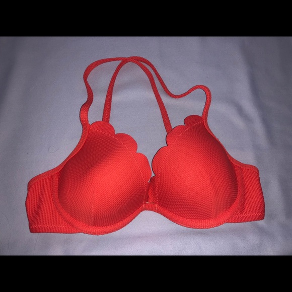 Coral scalloped swim set - Picture 2 of 8